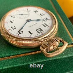1922 Hamilton 992 16S 21 Jewels Railroad Grade Pocket Watch Mint Dial