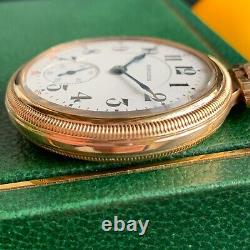 1922 Hamilton 992 16S 21 Jewels Railroad Grade Pocket Watch Mint Dial