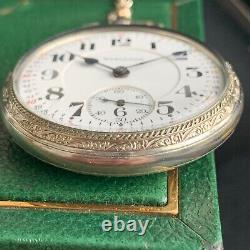 1922 Hamilton 992 Montgomery Dial 16S 21 Jewels Railroad Grade Pocket Watch
