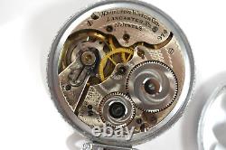 1922 Hamilton Grade 974 16s 17J OF Pocket Watch withIllinois Spartan Case lot. Em