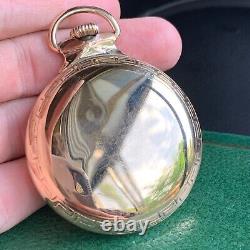 1922 Hamilton Grade 978 16S 17 Jewels Gold Filled Pocket Watch