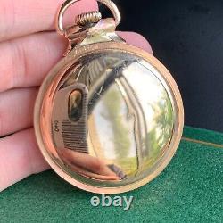 1922 Hamilton Grade 978 16S 17 Jewels Gold Filled Pocket Watch