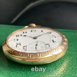 1922 Hamilton Grade 978 16S 17 Jewels Gold Filled Pocket Watch