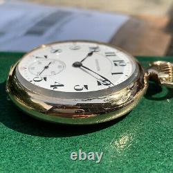 1922 Hamilton Grade 992 16S 21 Jewels Railroad Grade Pocket Watch Excellent