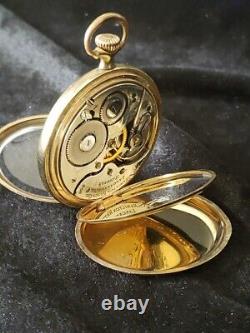 1922 Hamilton Pocket Watch Grade 956 Beautiful Double Case 17 Jewels