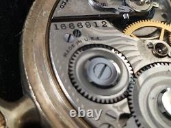 1922 Hamilton Pocket Watch Grade 956 Beautiful Double Case 17 Jewels