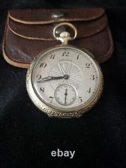 1922 Hamilton Pocket Watch Grade 956 Beautiful Double Case 17 Jewels