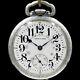 1923 Hamilton 21 Jewel Rr Style Pocket Watch 24 Hour Dial Grade 992 Silver Color
