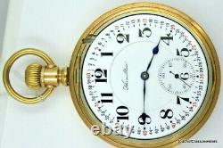 1923 Hamilton 996 19 Jewel Railroad Approved Pocket Watch in a B&B Royal GF Case