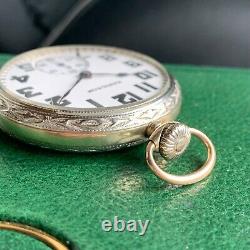 1923 Hamilton Grade 992 16S 21 Jewels Two Tone Gold Filled Case Pocket Watch