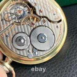 1923 Hamilton Grade 992 16S 21 Jewels Two Tone Gold Filled Case Pocket Watch