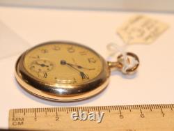 1924 Hamilton GF (20 Yr) Pocket Watch Train Case gr 956 16s 17j