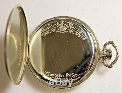 1925 Hamilton 14K Gold Filled Pocket Watch Grade 912 Model 2 Size 12 17J In Box