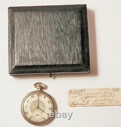 1925 Hamilton 14K Golf Filled Pocket Watch Original Case Open Face 17J 12 Size