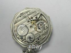 1925 Hamilton 17j 12s Model 2 Grade 912 Open Face Pocket Watch 14k GF Case
