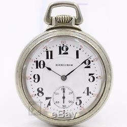 1925 Hamilton 21 Ruby Jewel 992 RAILROAD Grade Pocket Watch Mechanical USA 16s