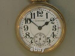 1925 Hamilton Grade 992 16S 21 Jewels Railroad Pocket Watch