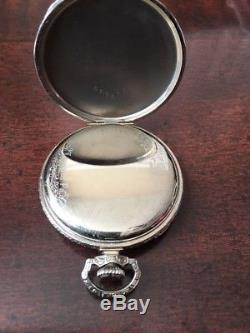 1926 Hamilton 23J Size 12S Grade 922 Open Face Pocket Watch 14k Gold Filled Whit