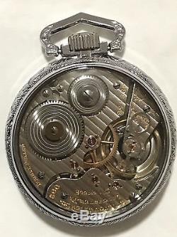 1926 Hamilton 992 16S 21J Pocket Watch Railroad Display Salesman Case Accurate