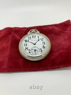 1926 Hamilton 992 Pocket Watch 21J (ruby & sapphire) 14K GF, Montgomery Dial