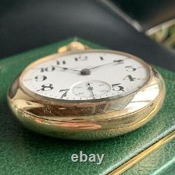 1926 Hamilton Grade 924 18S 17 Jewels Gold Filled Pocket Watch Serviced