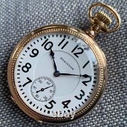 1926 Hamilton Grade 974 16S 17 Jewels 25 Years Gold Filled Pocket Watch