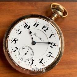 1926 Hamilton Grade 974 16S 17 Jewels Gold Filled Pocket Watch