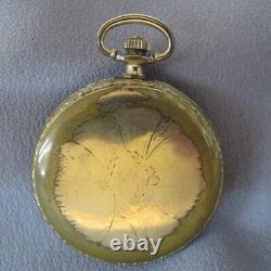 1926 Hamilton Grade 974 16s 17j Open Face GF Pocket Watch AS IS SPECIAL C727