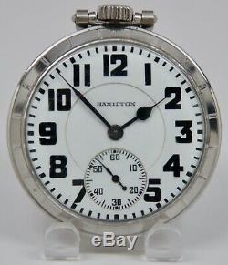 1927 HAMILTON Pocket Watch 21J / Model 2 / Grade 992 / Size 16 WORKING CONDITION