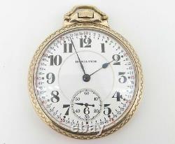 1927 Hamilton 21 Jewel G/F OF Railroad Cal 992 Size 16s Pocket Watch
