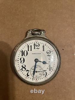 1927 Hamilton 992 Running 21 Jewels Mint Condition With matching Case