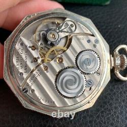 1927 Hamilton Decagon Case Grade 912 12S 17 Jewels 14K Gold Filled Pocket Watch