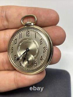 1927 Hamilton Grade 912 Model 2 17j 10k RGP Pocket Watch- Runs