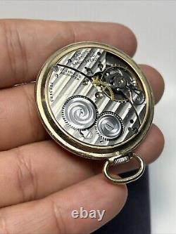 1927 Hamilton Grade 912 Model 2 17j 10k RGP Pocket Watch- Runs