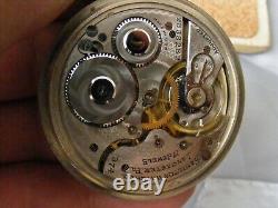 1927 Hamilton silver case pocket watch size 16