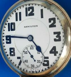 1929 Hamilton 992 Grade, Size 16, Pocket Watch. FREE 3 DAY PRIORITY SHIPPING
