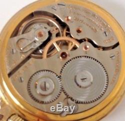1931 Hamilton Grade 992E Railroad Grade Pocket Watch 21j Ruby, 16s GF open face