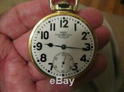 1934 Hamilton Official Standard 999 Ball 16s 21 Jewel Pocket Watch