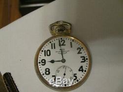 1934 Hamilton Official Standard 999 Ball 16s 21 Jewel Pocket Watch