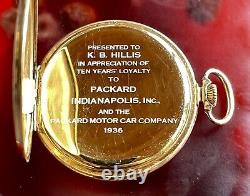 1936 Hamilton Gr. 904 Packard, Ask the Man Who Owns One, 14k Solid Gold P/Watch