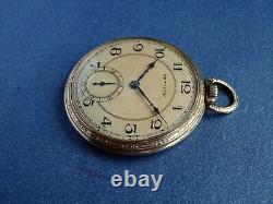 1937 Excellent. HAMILTON 17J. Cal 917 R/Gold Gents Pocket Watch Working Antique