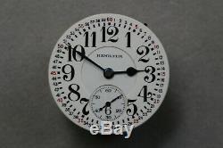 1939 23 Jewel Hamilton 950E Running & Keeping Time Movement with Dial & Hands
