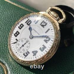 1939 Hamilton 992E Elinvar Railroad Grade Pocket Watch Serviced- 16S 21 Jewels