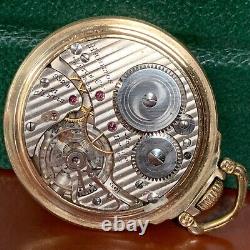 1940 Hamilton 992B Montgomery Dial 16S 21 Jewels Railroad Grade Pocket Watch