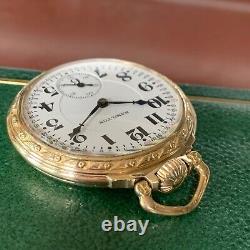 1940 Hamilton 992B Montgomery Dial 16S 21 Jewels Railroad Grade Pocket Watch