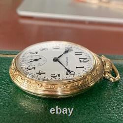 1940 Hamilton 992B Montgomery Dial 16S 21 Jewels Railroad Grade Pocket Watch