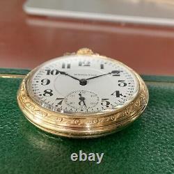 1940 Hamilton 992B Montgomery Dial 16S 21 Jewels Railroad Grade Pocket Watch