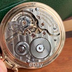 1940 Hamilton 992E Elivar 16S 21J Railroad Grade Gold Filled Pocket Watch