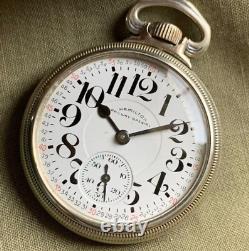 1940 Hamilton Grade 992B 16S 21 Jewels Pocket Watch in Military Case