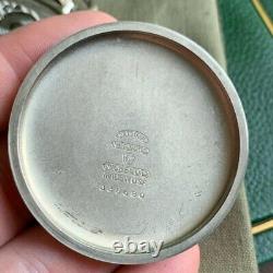 1940 Hamilton Grade 992B 16S 21 Jewels Pocket Watch in Military Case